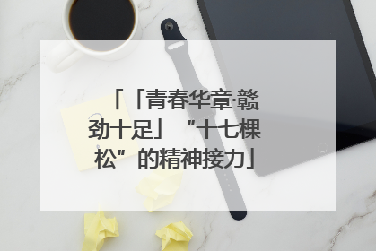 「青春华章·赣劲十足」“十七棵松”的精神接力