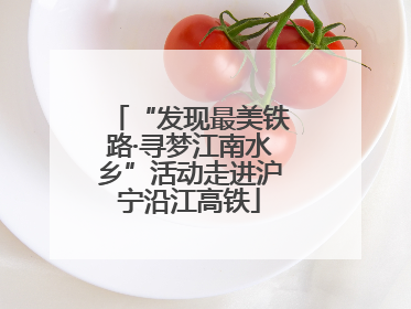 “发现最美铁路·寻梦江南水乡”活动走进沪宁沿江高铁