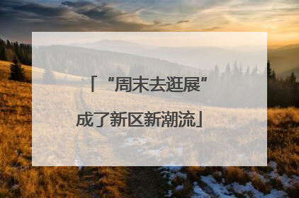 “周末去逛展”成了新区新潮流