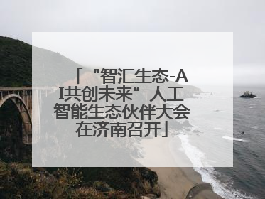 “智汇生态-AI共创未来”人工智能生态伙伴大会在济南召开