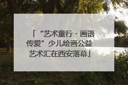 “艺术童行・画语传爱”少儿绘画公益艺术汇在西安落幕