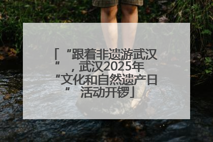 “跟着非遗游武汉”，武汉2025年“文化和自然遗产日” 活动开锣