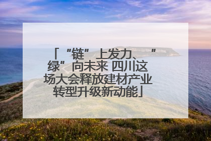 “链”上发力、“绿”向未来 四川这场大会释放建材产业转型升级新动能