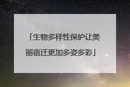 生物多样性保护让美丽宿迁更加多姿多彩