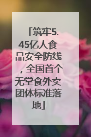 筑牢5.45亿人食品安全防线，全国首个无堂食外卖团体标准落地