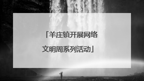 羊庄镇开展网络文明周系列活动
