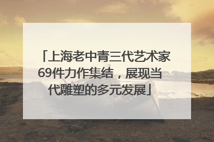 上海老中青三代艺术家69件力作集结，展现当代雕塑的多元发展