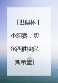 世俱杯丨小组赛：切尔西胜突尼斯希望
