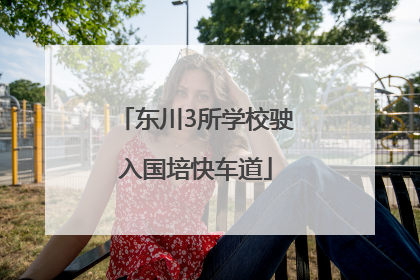 东川3所学校驶入国培快车道
