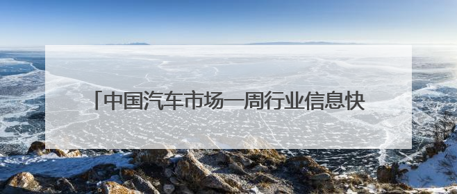 中国汽车市场一周行业信息快报——2025年5月第4期