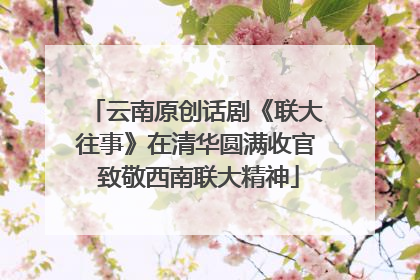 云南原创话剧《联大往事》在清华圆满收官 致敬西南联大精神