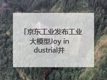 京东工业发布工业大模型Joy industrial并启动上海“链动众城 万亿降本”计划