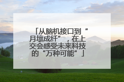 从脑机接口到“月壤成纤”，在上交会感受未来科技的“万种可能”