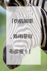 伤情加重，陈雨菲宣布退赛！