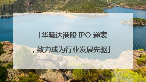 华曦达港股 IPO 递表，致力成为行业发展先驱