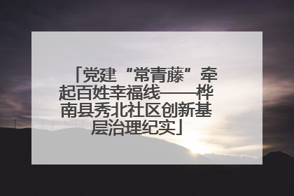 党建“常青藤”牵起百姓幸福线——桦南县秀北社区创新基层治理纪实