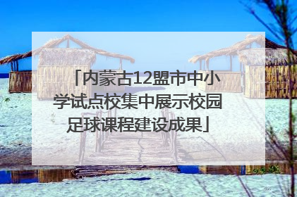 内蒙古12盟市中小学试点校集中展示校园足球课程建设成果