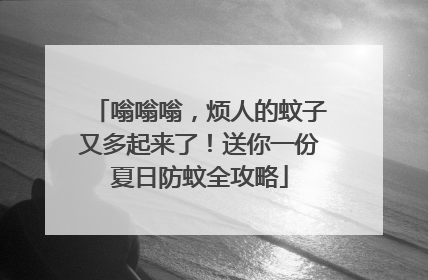 嗡嗡嗡，烦人的蚊子又多起来了！送你一份夏日防蚊全攻略