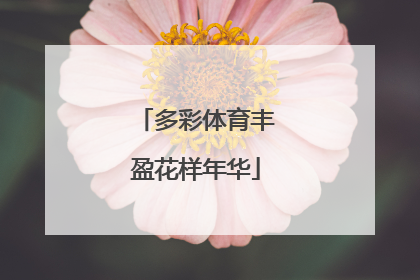 多彩体育丰盈花样年华