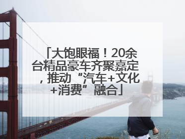 大饱眼福！20余台精品豪车齐聚嘉定，推动“汽车+文化+消费”融合