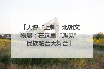 天博“上新”北朝文物展：在这里“遇见”民族融合大舞台