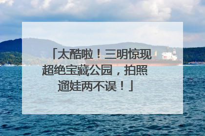 太酷啦！三明惊现超绝宝藏公园，拍照遛娃两不误！