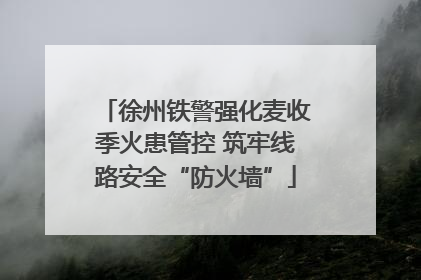 徐州铁警强化麦收季火患管控 筑牢线路安全“防火墙”