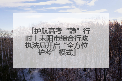 护航高考“静”行时丨耒阳市综合行政执法局开启“全方位护考”模式