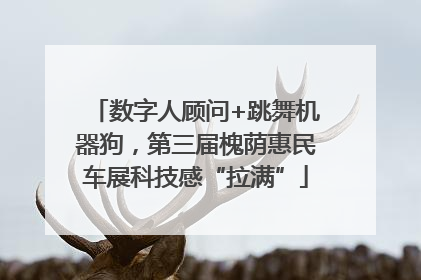 数字人顾问+跳舞机器狗，第三届槐荫惠民车展科技感“拉满”