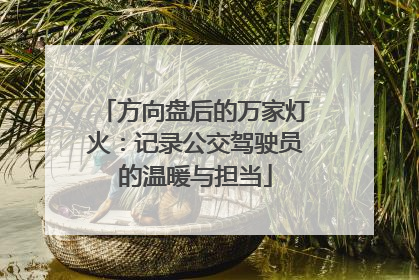 方向盘后的万家灯火：记录公交驾驶员的温暖与担当