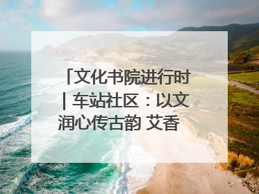 文化书院进行时｜车站社区：以文润心传古韵 艾香氤氲睦邻情