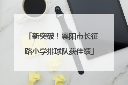 新突破！襄阳市长征路小学排球队获佳绩