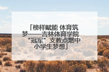 榜样赋能 体育筑梦——吉林体育学院“冠军”支教点燃中小学生梦想