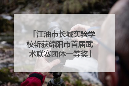 江油市长城实验学校斩获绵阳市首届武术联赛团体一等奖