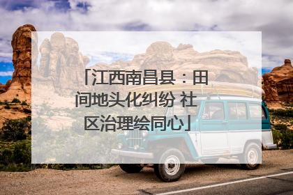 江西南昌县：田间地头化纠纷 社区治理绘同心