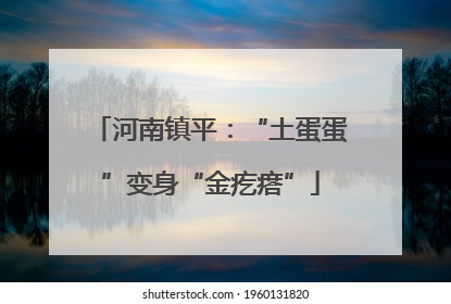河南镇平：“土蛋蛋”变身“金疙瘩”