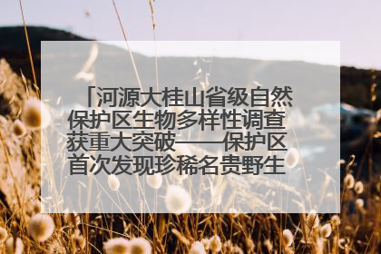 河源大桂山省级自然保护区生物多样性调查获重大突破——保护区首次发现珍稀名贵野生干巴菌与钝尾两头蛇