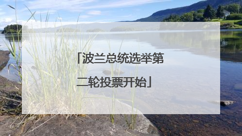 波兰总统选举第二轮投票开始
