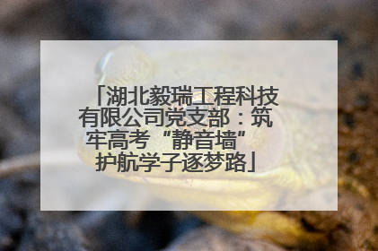 湖北毅瑞工程科技有限公司党支部：筑牢高考“静音墙” 护航学子逐梦路