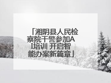 湘阴县人民检察院干警参加AI培训 开启智能办案新篇章