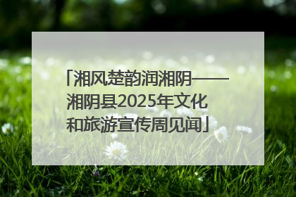 湘风楚韵润湘阴——湘阴县2025年文化和旅游宣传周见闻