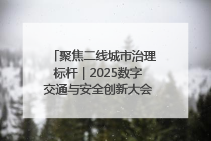 聚焦二线城市治理标杆｜2025数字交通与安全创新大会在保定隆重开幕
