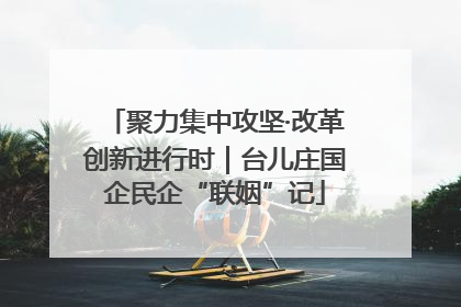 聚力集中攻坚·改革创新进行时｜台儿庄国企民企“联姻”记