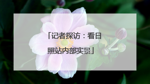记者探访：看日照站内部实景