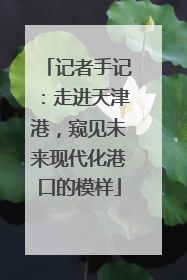 记者手记：走进天津港，窥见未来现代化港口的模样