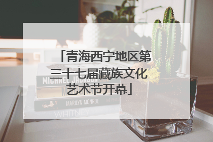 青海西宁地区第三十七届藏族文化艺术节开幕