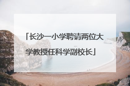 长沙一小学聘请两位大学教授任科学副校长