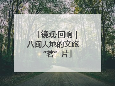 镜观·回响｜八闽大地的文旅“茗”片