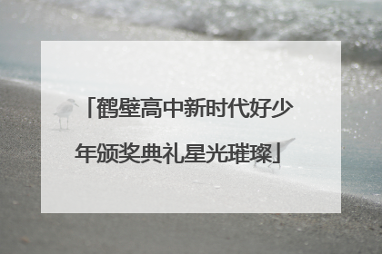 鹤壁高中新时代好少年颁奖典礼星光璀璨