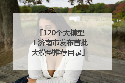 120个大模型！济南市发布首批大模型推荐目录